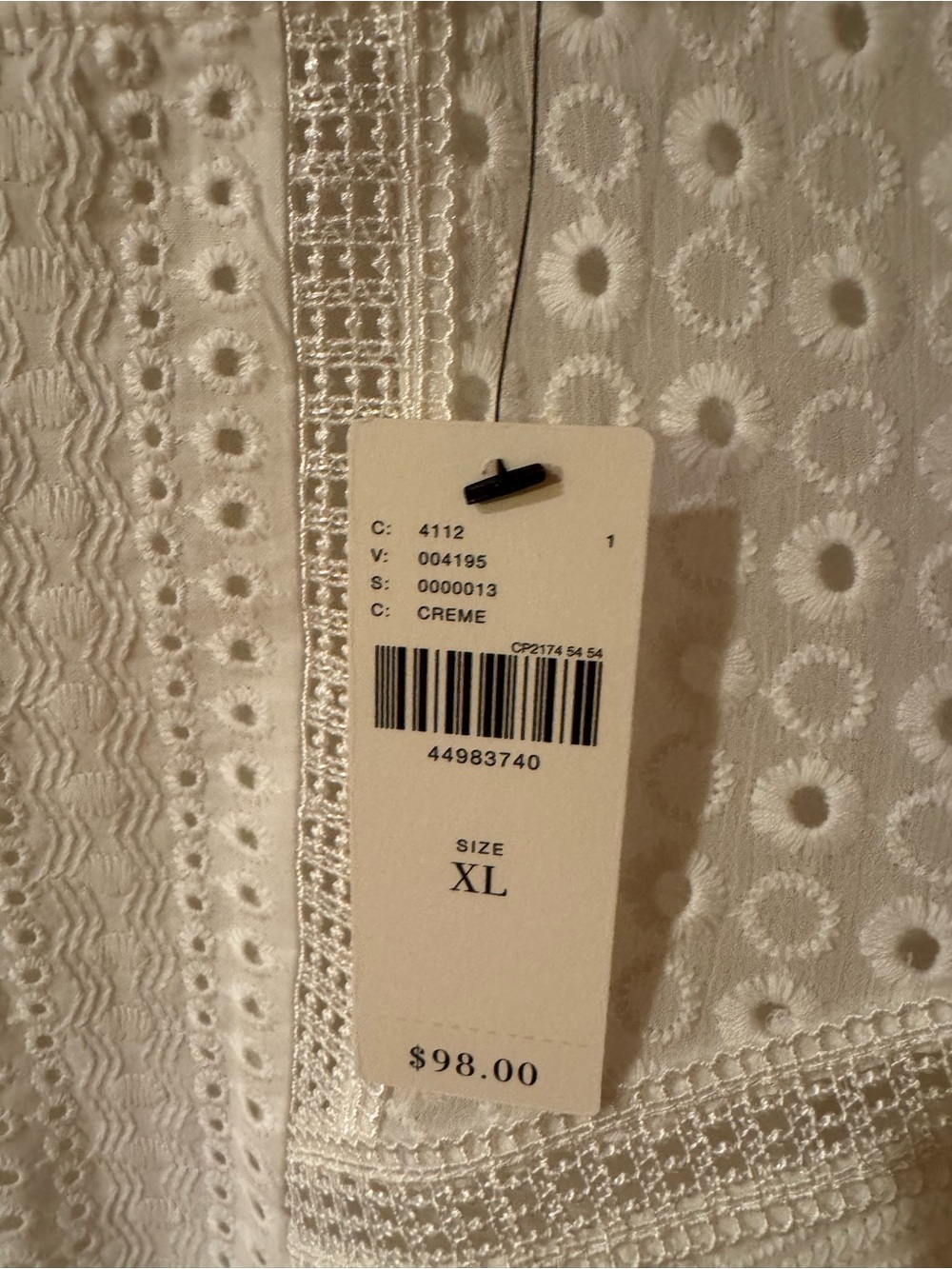 NWT Anthropologie Long Sleeve Blouse - Picture 3 of 4